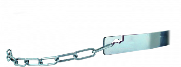 Pince avec chaîne pour bouteilles gaz