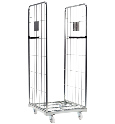 Roll container met kleine mazen